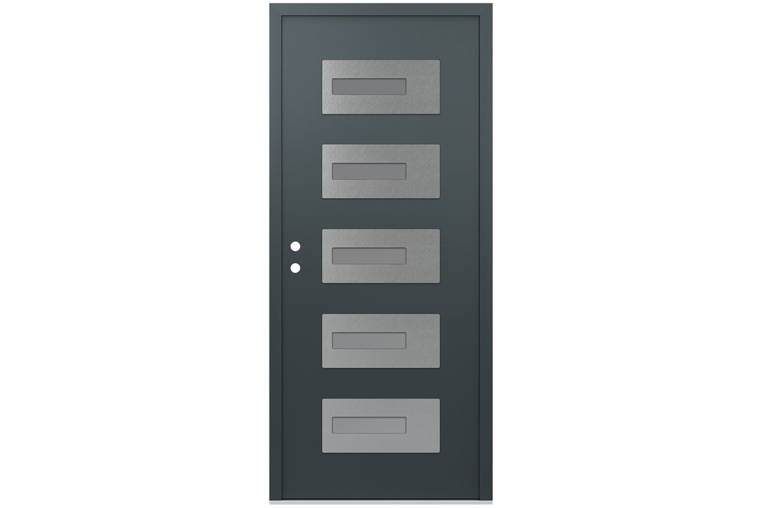 Belldinni Diamond D6 Anthracite Modern Exterior Door