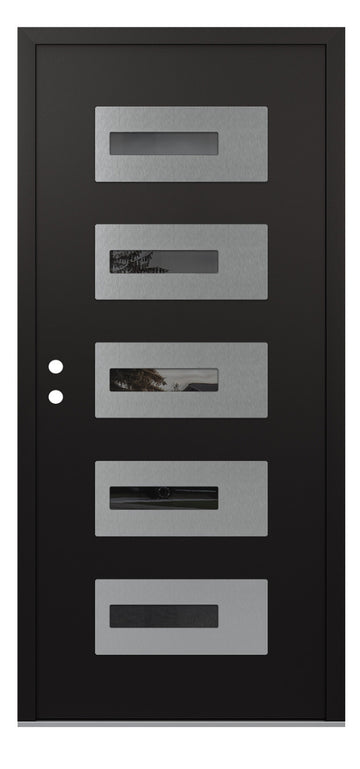 Belldinni Diamond D6 Black Modern Exterior Door