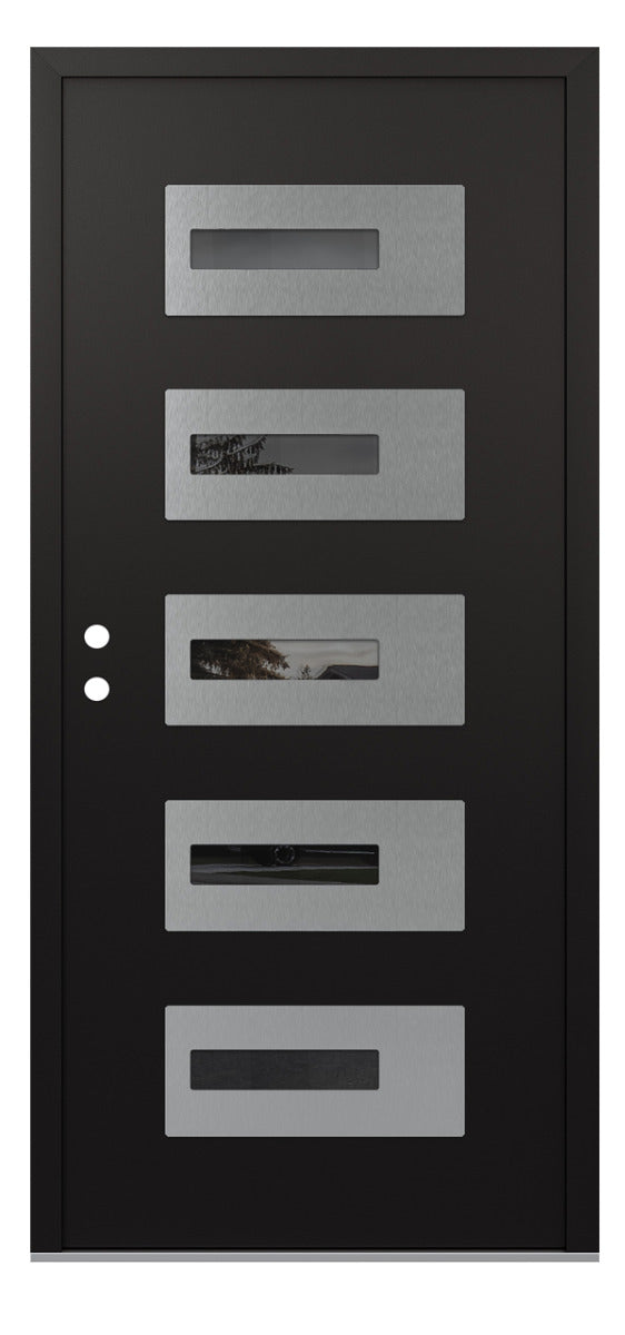 Belldinni Diamond D6 Black Modern Exterior Door