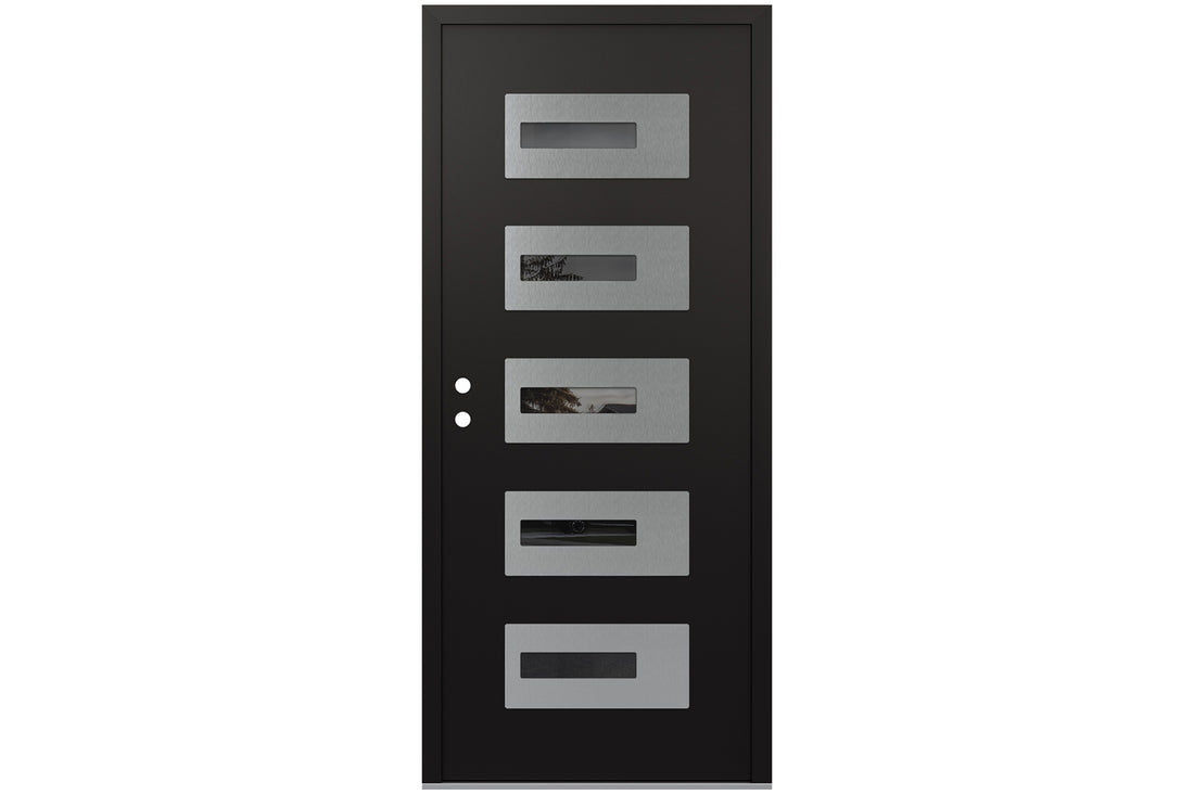 Belldinni Diamond D6 Black Modern Exterior Door