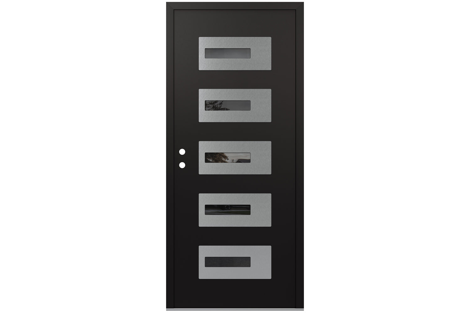 Belldinni Diamond D6 Black Modern Exterior Door