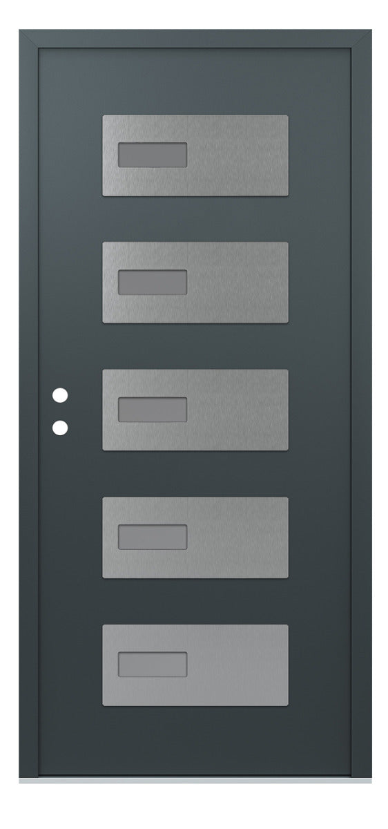 Belldinni Diamond D7 Anthracite Modern Exterior Door