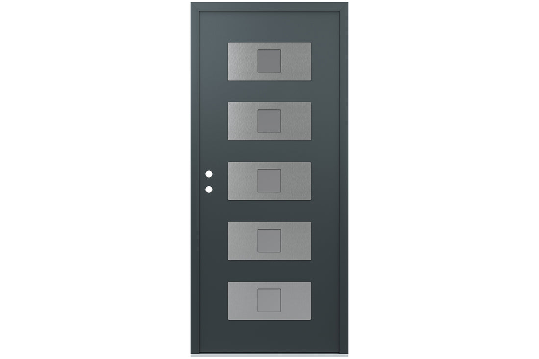 Belldinni Diamond D8 Anthracite Modern Exterior Door