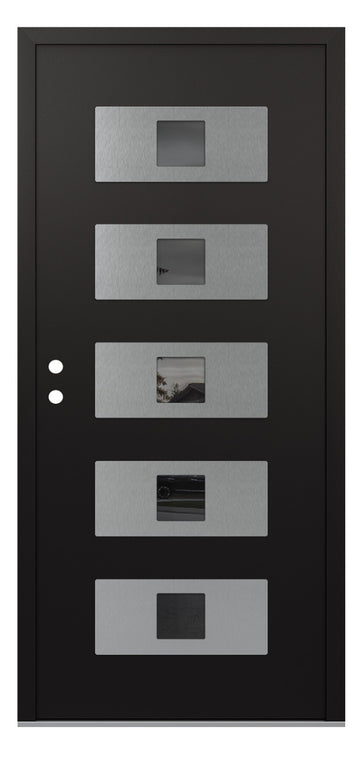 Belldinni Diamond D8 Black Modern Exterior Door