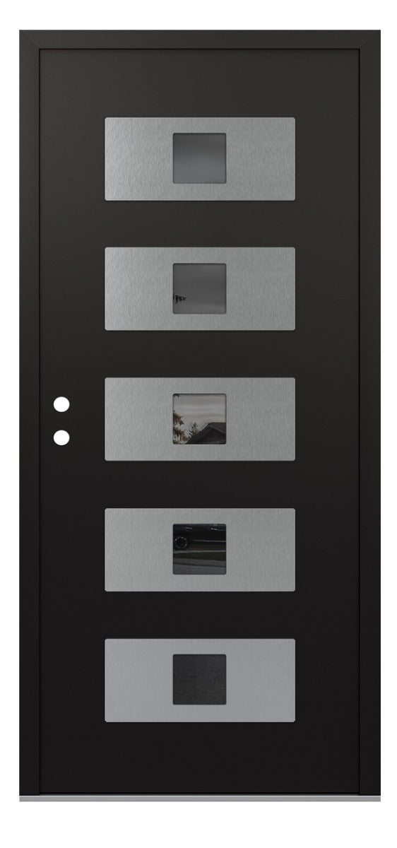 Belldinni Diamond D8 Black Modern Exterior Door