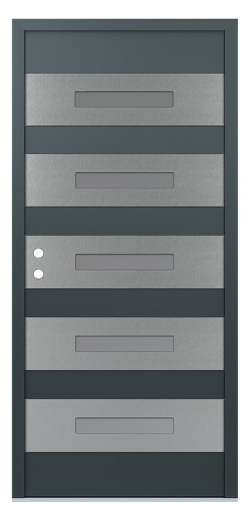 Belldinni Diamond D9 Anthracite Modern Exterior Door