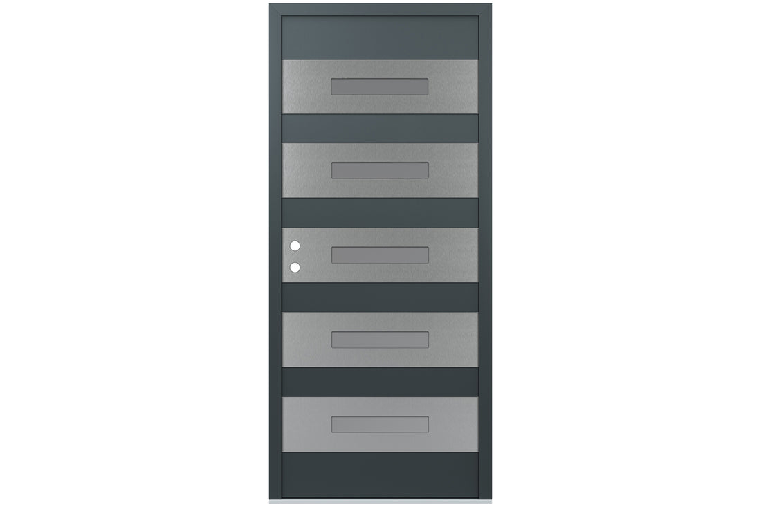 Belldinni Diamond D9 Anthracite Modern Exterior Door