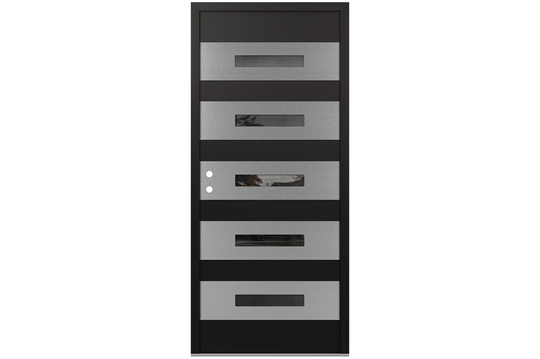 Belldinni Diamond D9 Black Modern Exterior Door