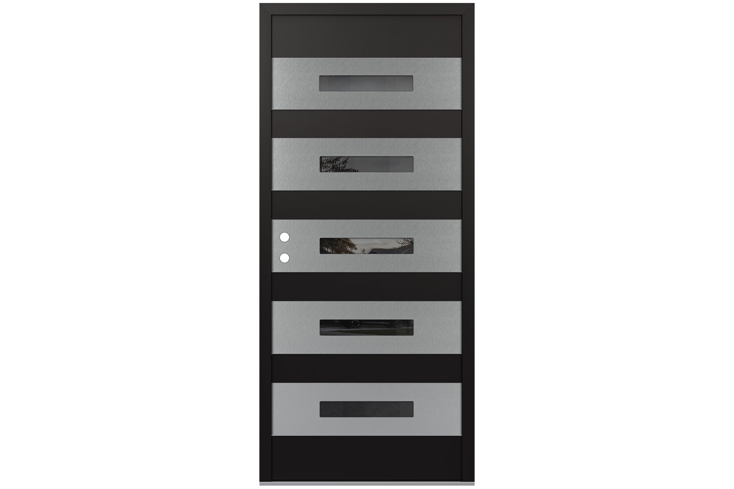 Belldinni Diamond D9 Black Modern Exterior Door