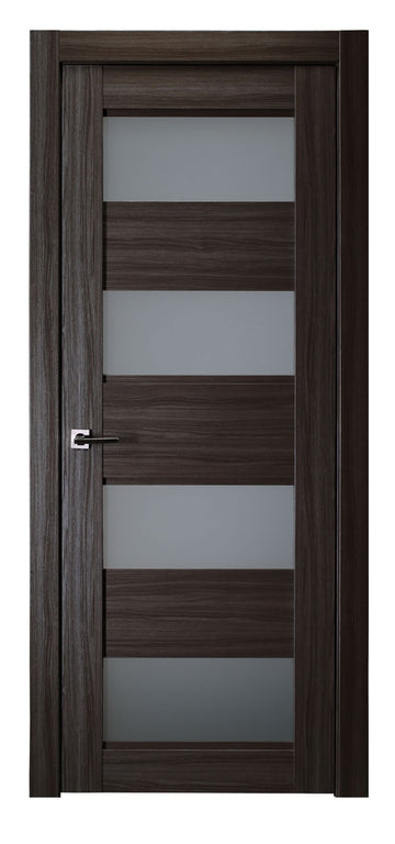 Belldinni Della Vetro Gray Oak Laminated Modern Interior Door
