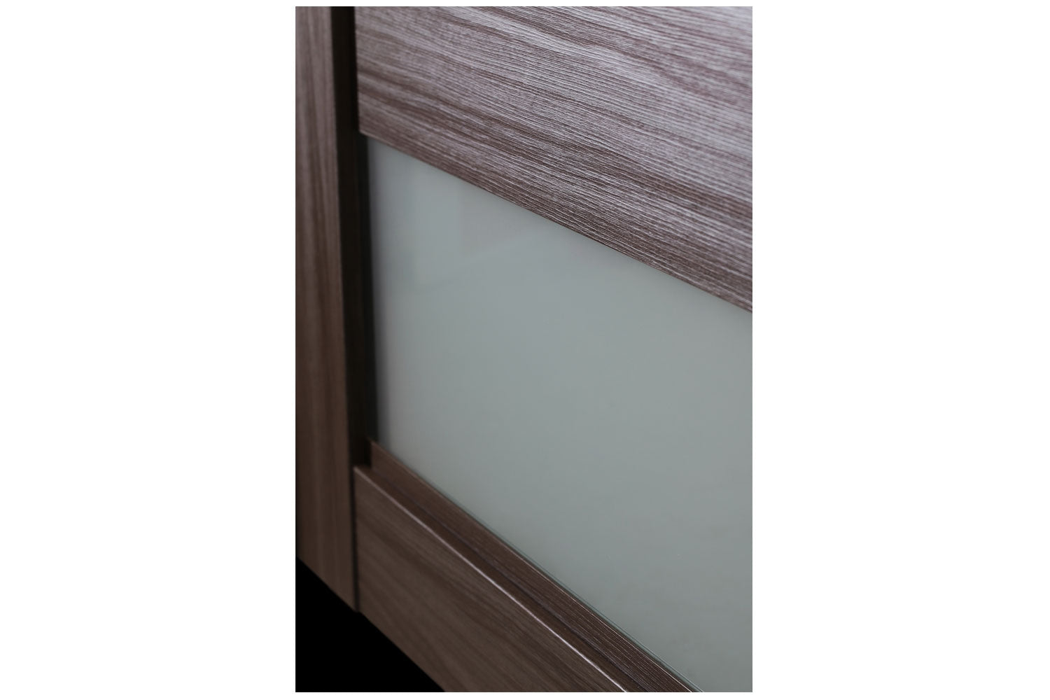 Belldinni Della Vetro Gray Oak Laminated Modern Interior Door