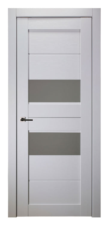 Belldinni Dessa Vetro Bianco Noble Laminated Modern Interior Door