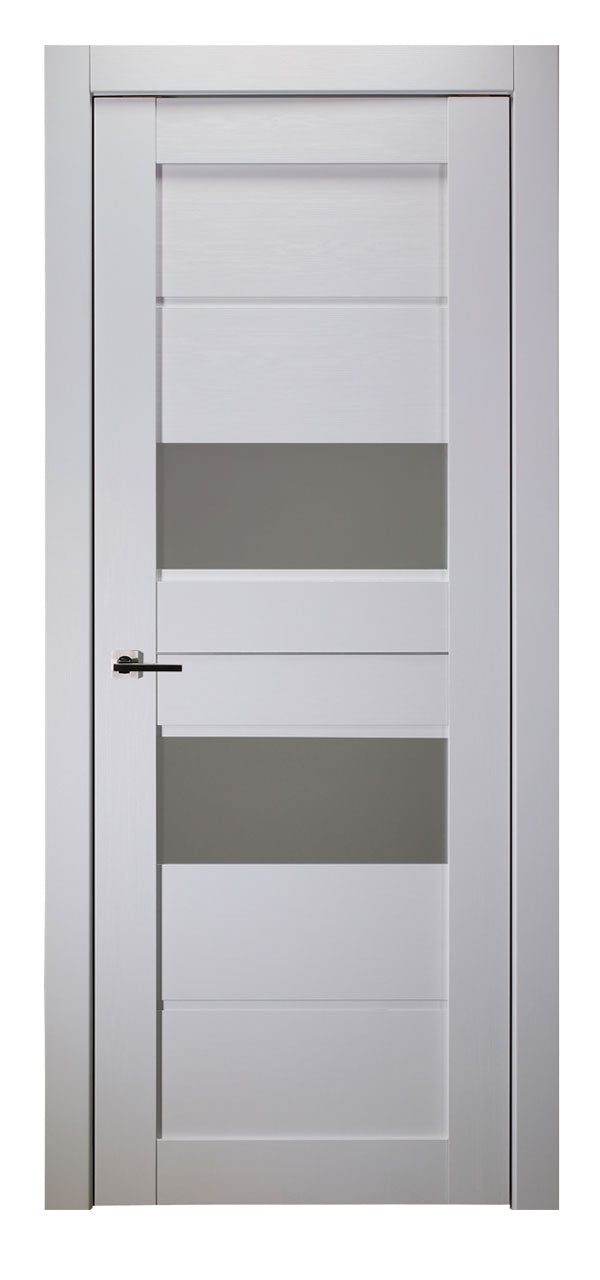 Belldinni Dessa Vetro Bianco Noble Laminated Modern Interior Door