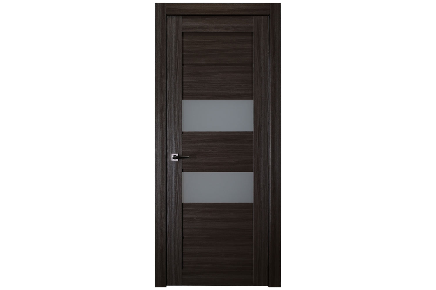 Belldinni Dessa Vetro Gray Oak Laminated Modern Interior Door - Single Door