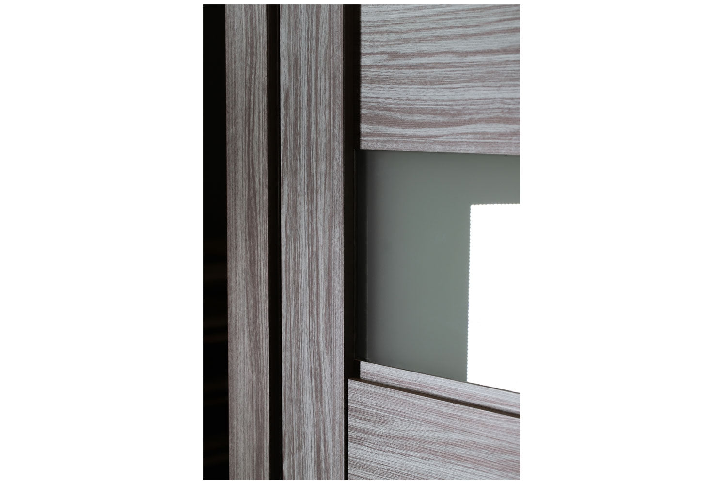 Belldinni Dessa Vetro Gray Oak Laminated Modern Interior Door