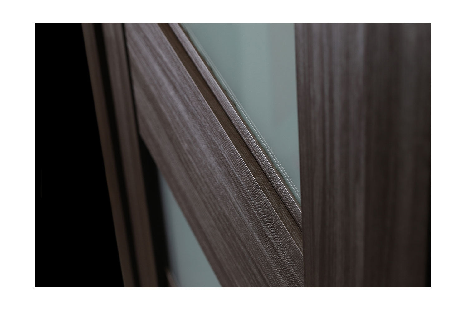 Belldinni Dessa Vetro Gray Oak Laminated Modern Interior Door