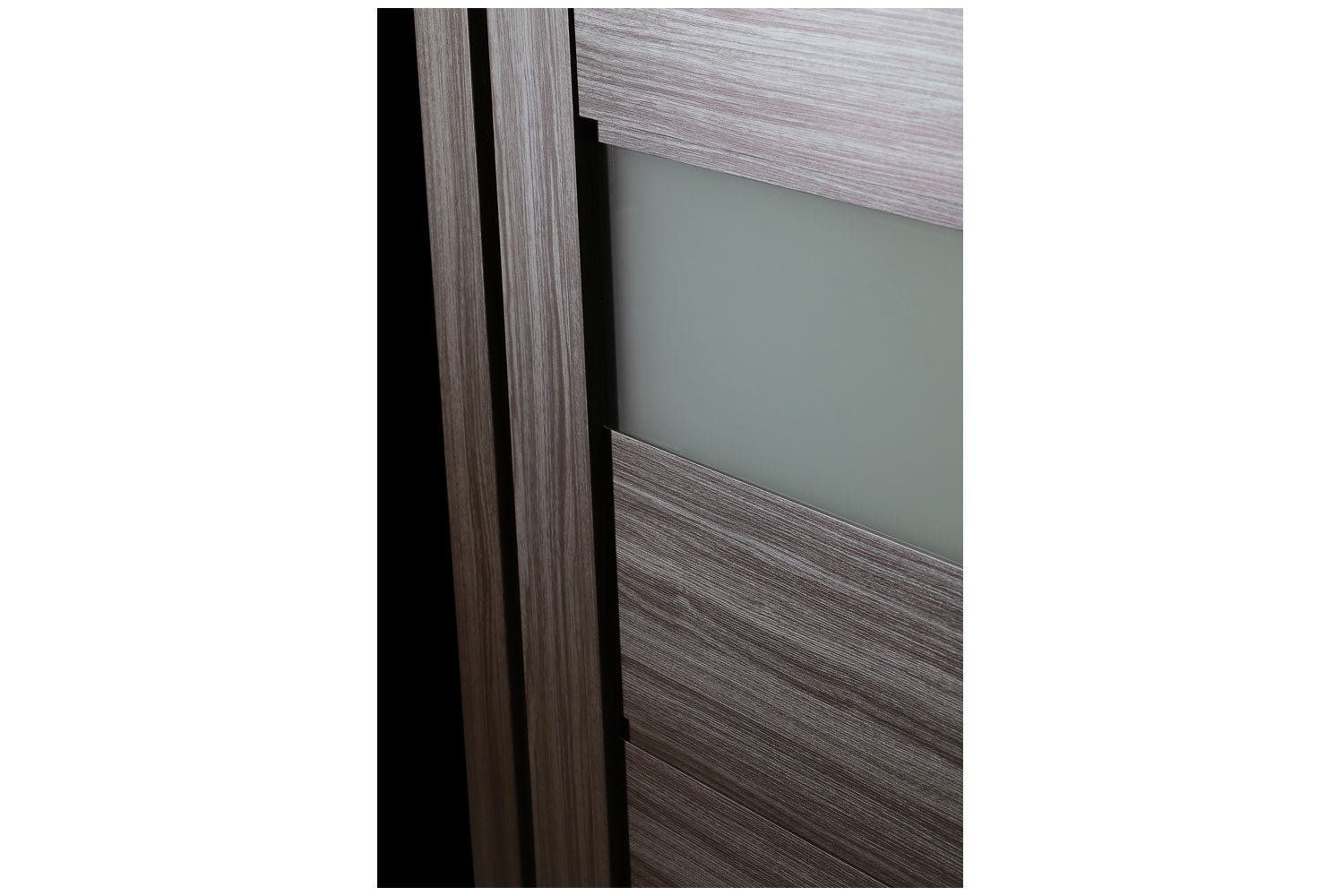 Belldinni Dessa Vetro Gray Oak Laminated Modern Interior Door