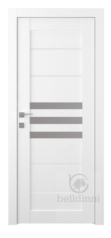 Belldinni Dome Vetro Bianco Noble Laminated Modern Interior Door