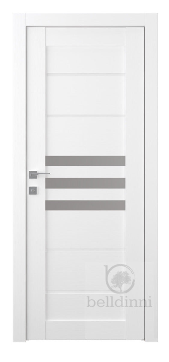 Belldinni Dome Vetro Bianco Noble Laminated Modern Interior Door