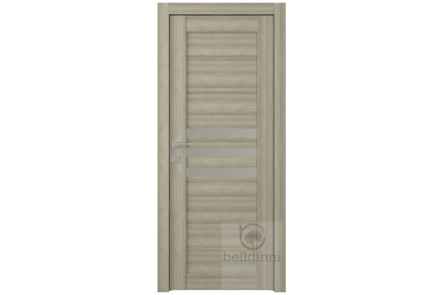 Belldinni Dome Vetro Shambor Laminated Modern Interior Door - Single Door