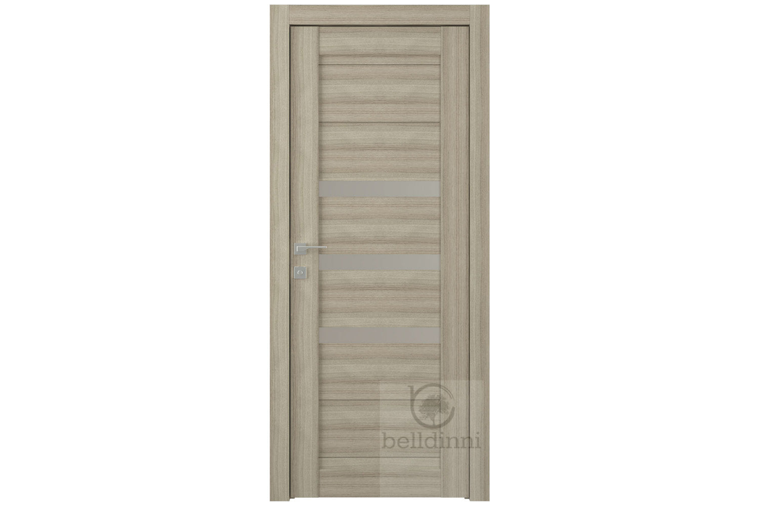 Belldinni Dora Vetro Shambor Laminated Modern Interior Door - Single Door