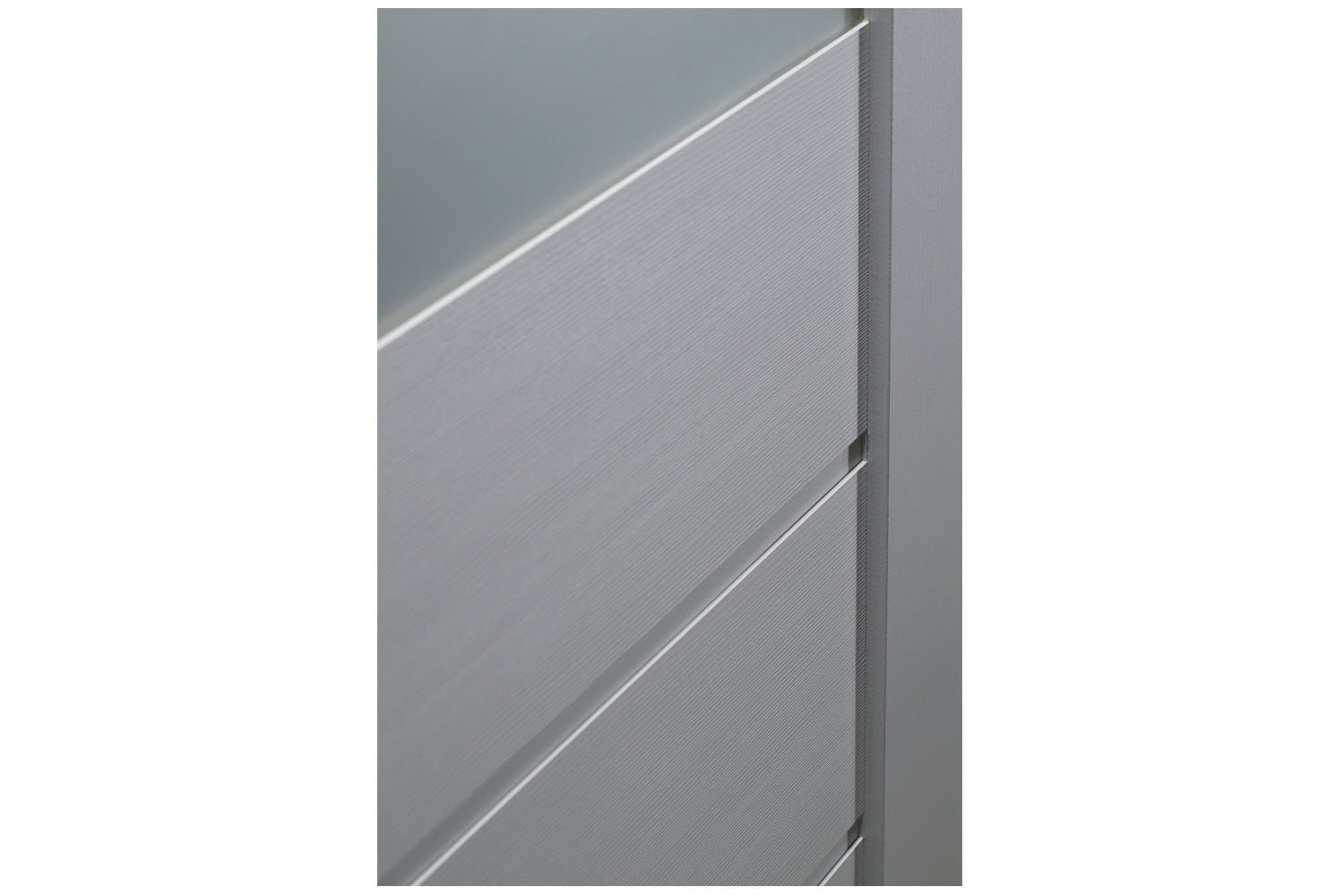 Belldinni Edna Vetro Bianco Noble Laminated Modern Interior Door