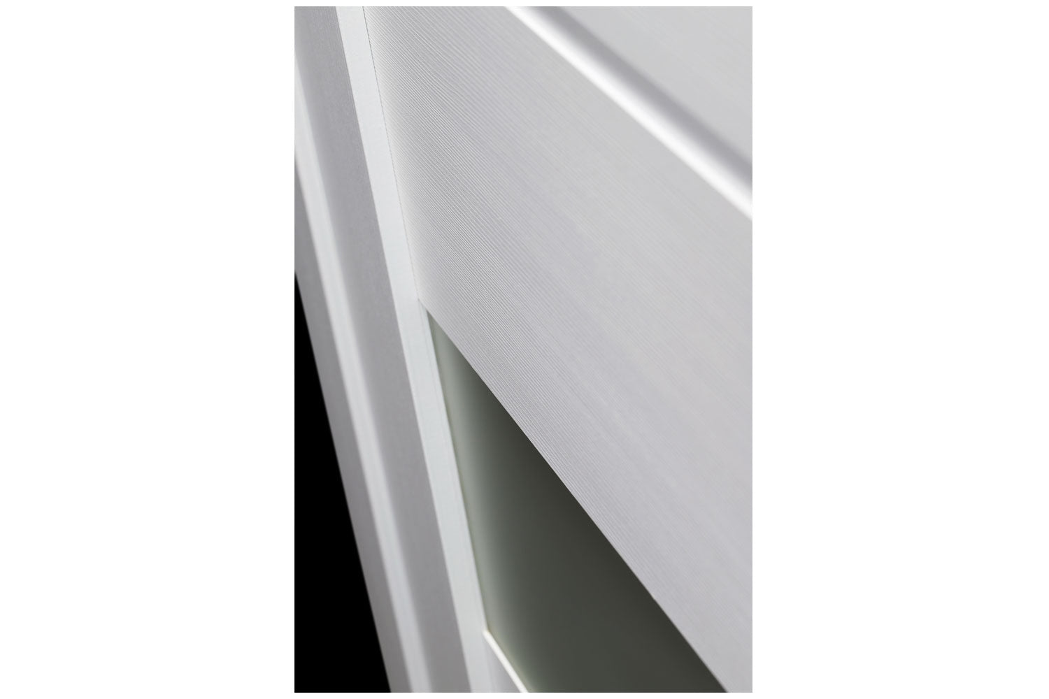 Belldinni Edna Vetro Bianco Noble Laminated Modern Interior Door