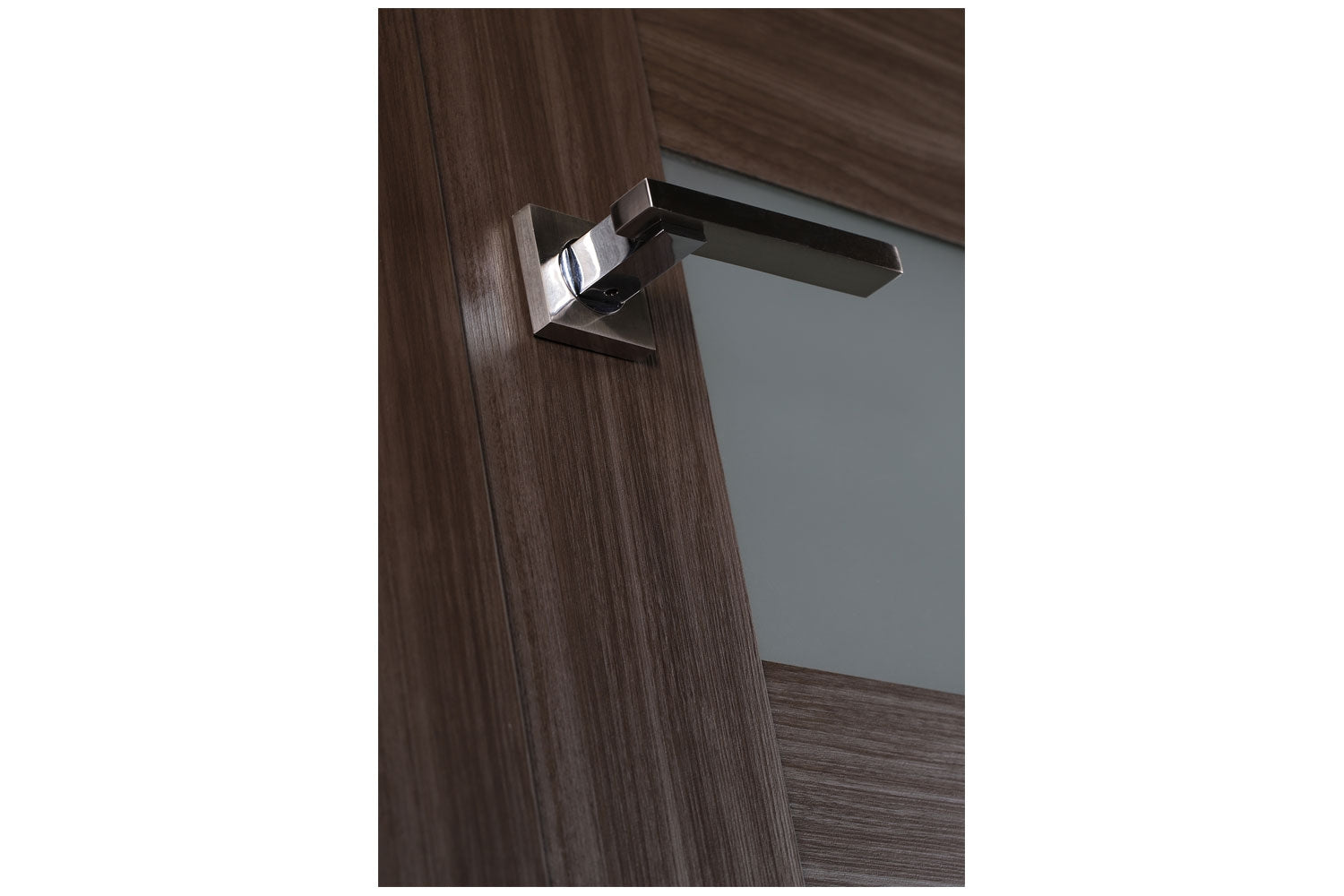 Belldinni Edna Vetro Gray Oak Laminated Modern Interior Door