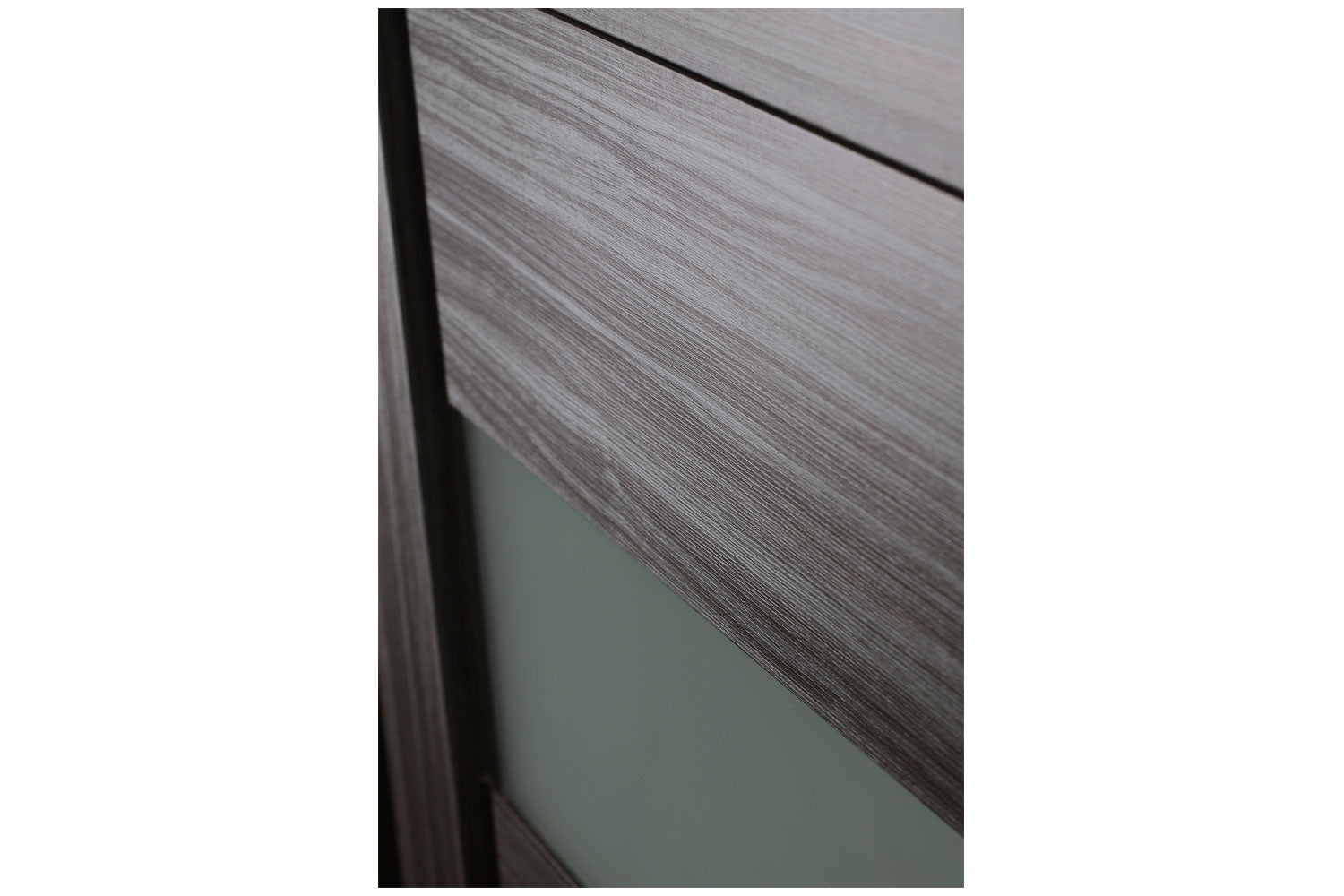 Belldinni Edna Vetro Gray Oak Laminated Modern Interior Door