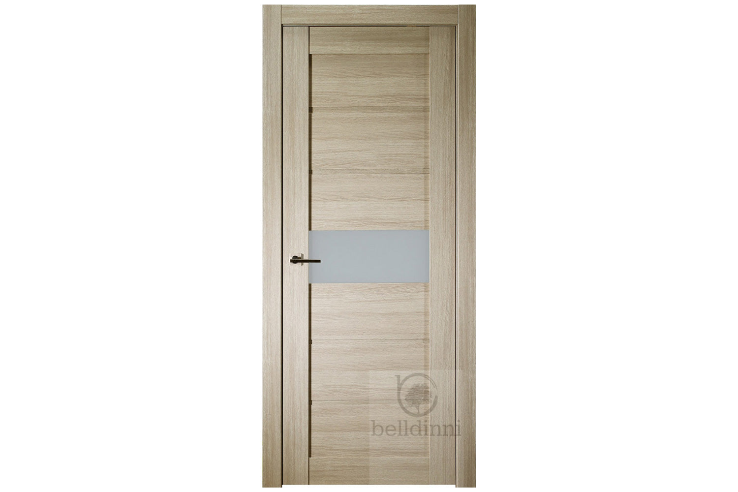 Belldinni Edna Vetro Shambor Laminated Modern Interior Door - Single Door