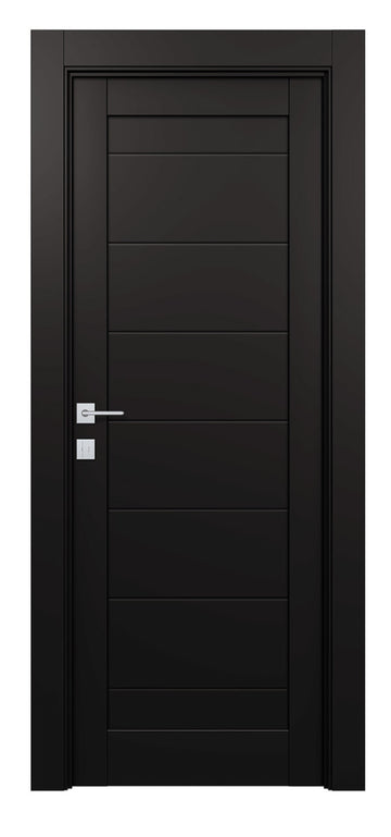 Belldinni Ermi Black Matte Laminated Modern Interior Door