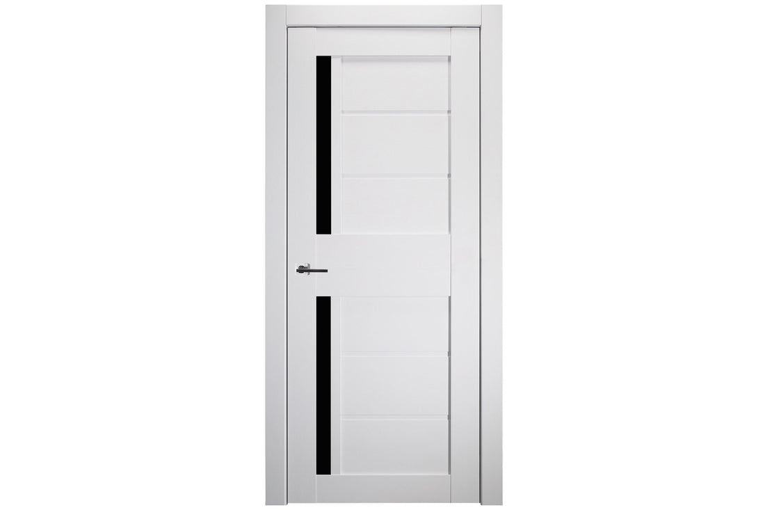 Belldinni Esta Bl Vetro Bianco Noble Laminated Modern Interior Door - Single Door