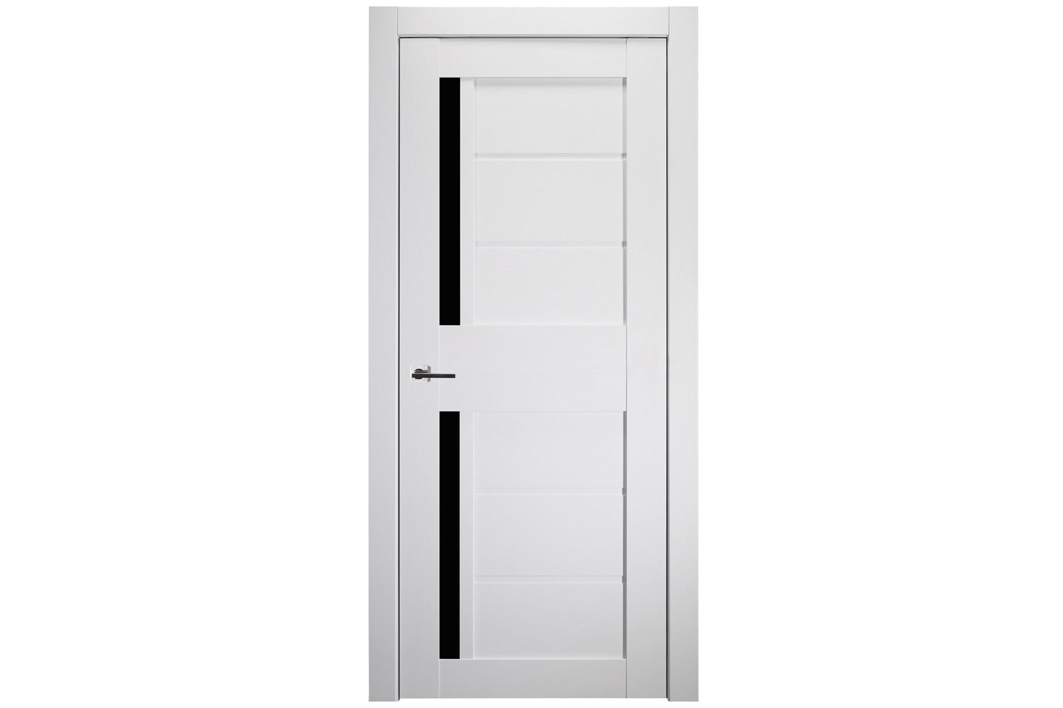 Belldinni Esta Bl Vetro Bianco Noble Laminated Modern Interior Door - Single Door