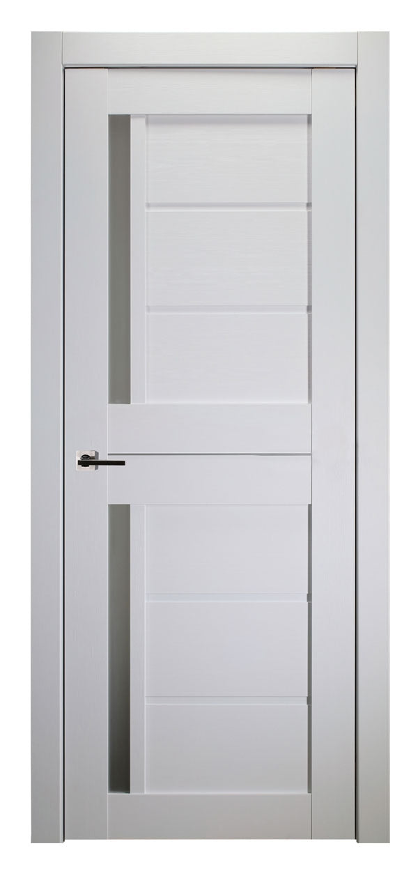 Belldinni Esta Vetro Bianco Noble Laminated Modern Interior Door