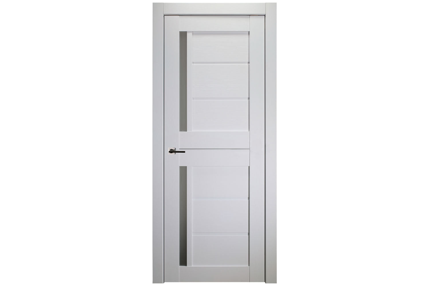 Belldinni Esta Vetro Bianco Noble Laminated Modern Interior Door - Single Door