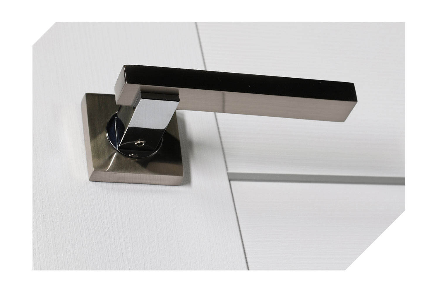 Belldinni Esta Vetro Bianco Noble Laminated Modern Interior Door