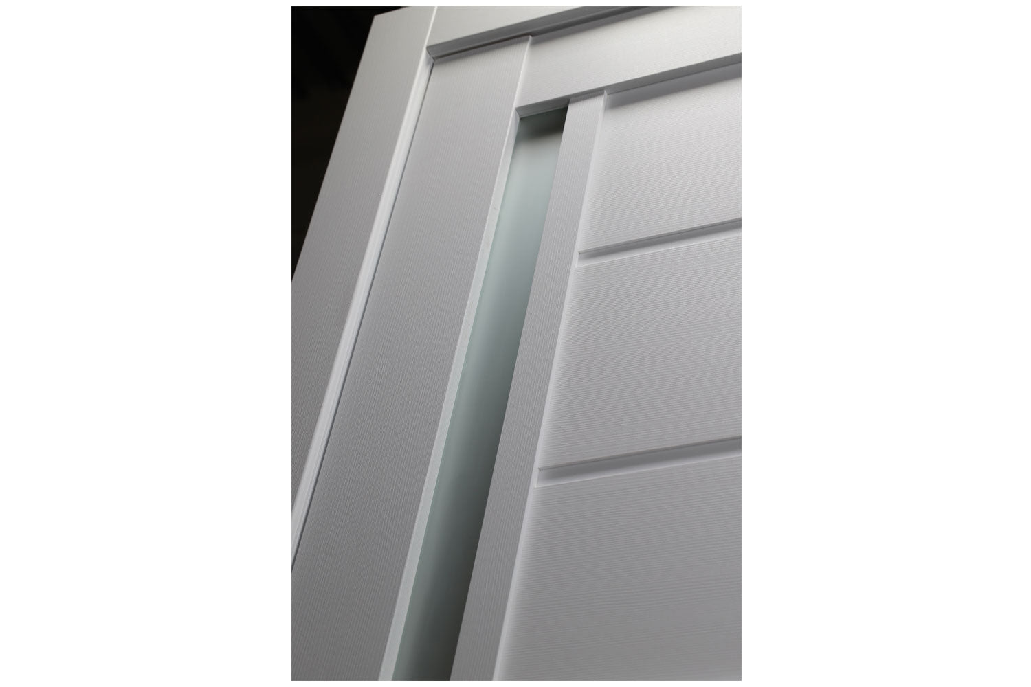 Belldinni Esta Vetro Bianco Noble Laminated Modern Interior Door
