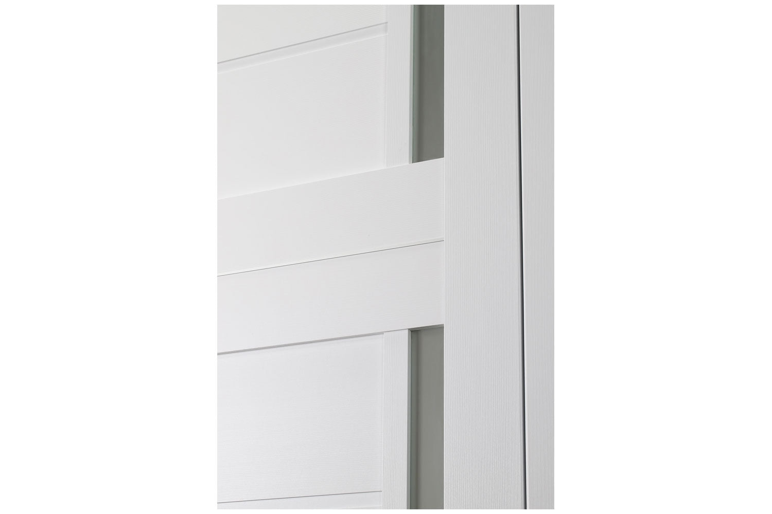 Belldinni Esta Vetro Bianco Noble Laminated Modern Interior Door