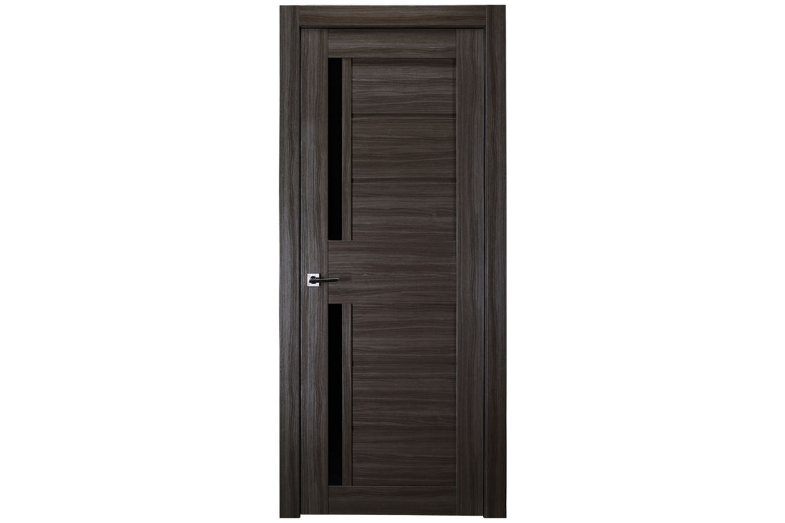 Belldinni Esta Vetro Gray Oak Laminated Modern Interior Door - Single Door