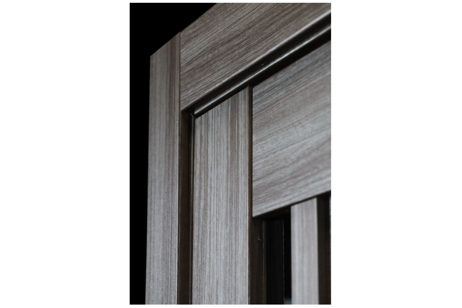 Belldinni Esta Vetro Gray Oak Laminated Modern Interior Door