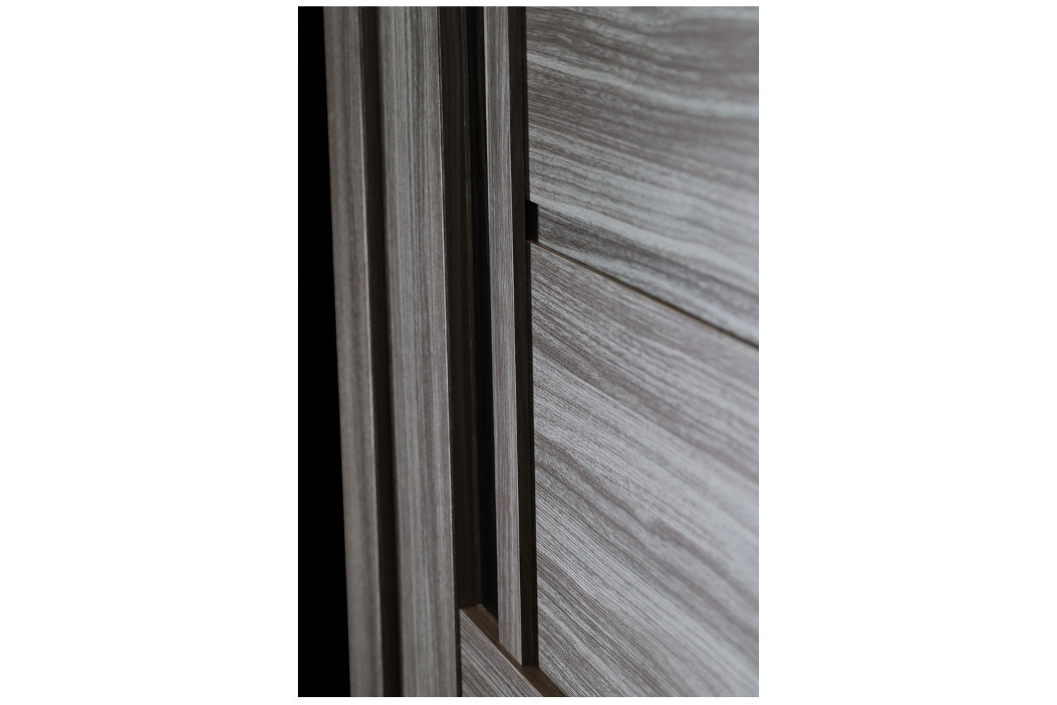 Belldinni Esta Vetro Gray Oak Laminated Modern Interior Door