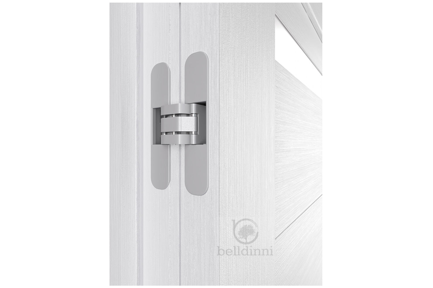 Belldinni Imma Vetro Bianco Noble Laminated Modern Interior Door