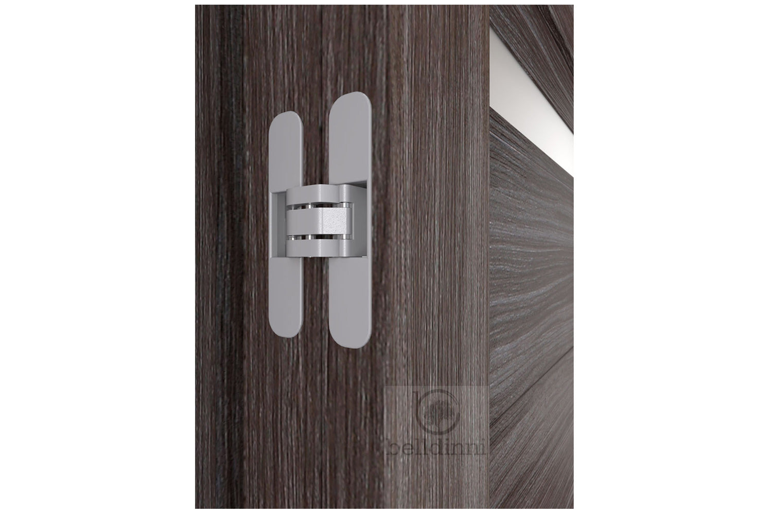 Belldinni Imma Vetro Gray Oak Laminated Modern Interior Door
