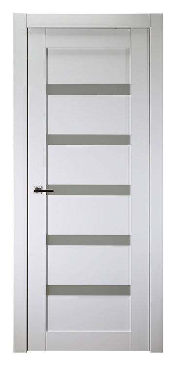 Belldinni Leora Vetro Bianco Noble Laminated Modern Interior Door