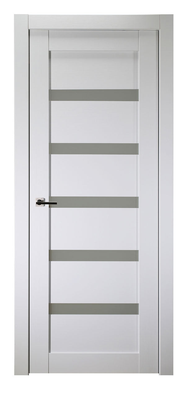 Belldinni Leora Vetro Bianco Noble Laminated Modern Interior Door