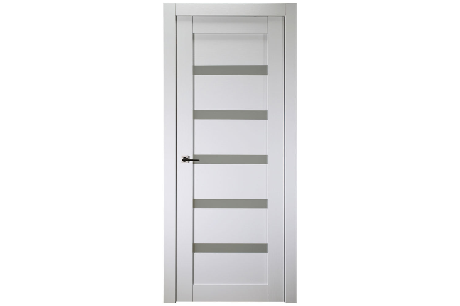 Belldinni Leora Vetro Bianco Noble Laminated Modern Interior Door - Single Door