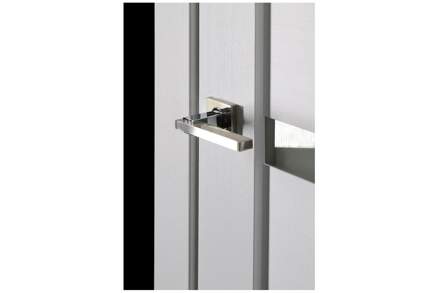 Belldinni Leora Vetro Bianco Noble Laminated Modern Interior Door