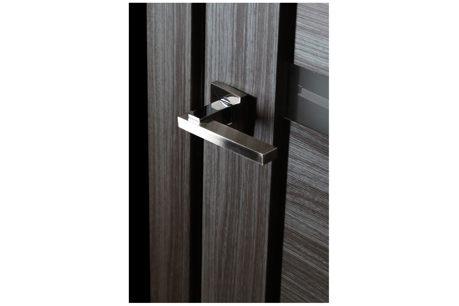 Belldinni Leora Vetro Gray Oak Laminated Modern Interior Door