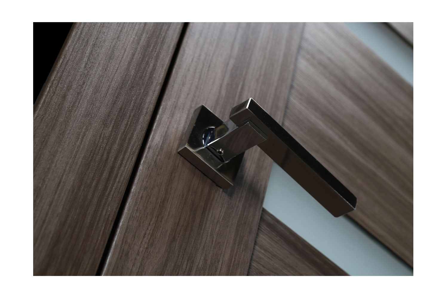Belldinni Leora Vetro Gray Oak Laminated Modern Interior Door