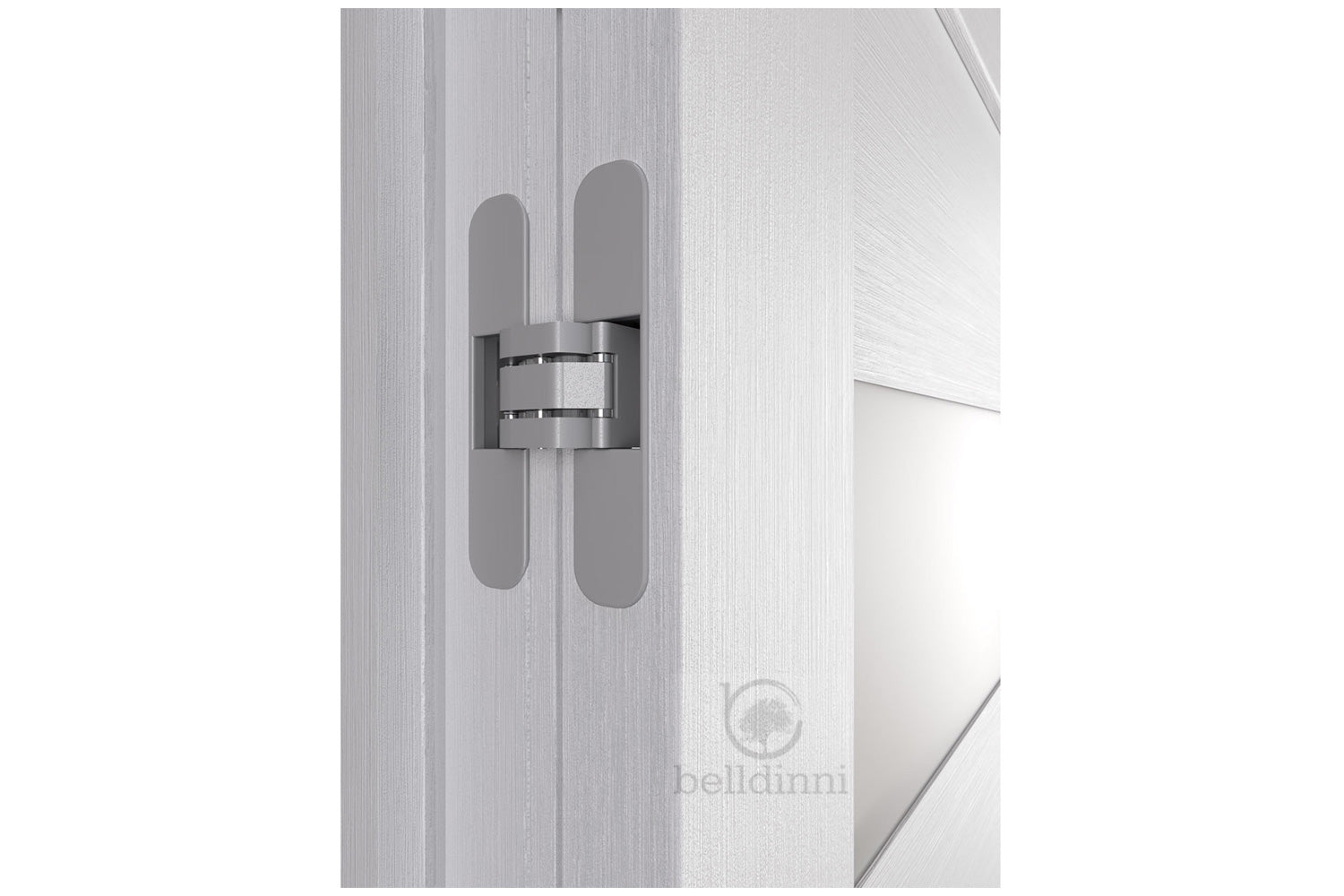 Belldinni Leti Vetro Bianco Noble Laminated Modern Interior Door